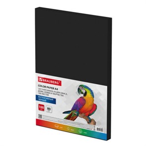 {{photo.Alt || photo.Description || 'Бумага цветная BRAUBERG, А4, 80 г/м2, 100 л., ЧЕРНАЯ, интенсив, для офиса, хобби и творчества, 116666'}}