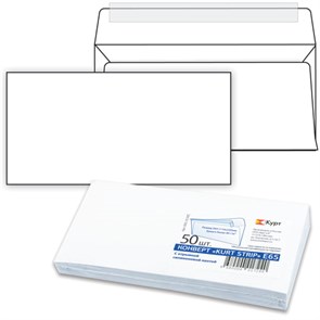 {{photo.Alt || photo.Description || 'Конверты Е65 (110х220 мм), отрывная лента, белые, КОМПЛЕКТ 50 шт., внутренняя запечатка, Е65.10.50С'}}