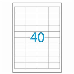 {{photo.Alt || photo.Description || 'Этикетка самоклеящаяся 48,5х25,4 мм, 40 этикеток, белая, 70 г/м2, 50 листов, LOMOND, 2100195'}}