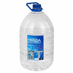 Вода дистиллированная 5 л 609133
