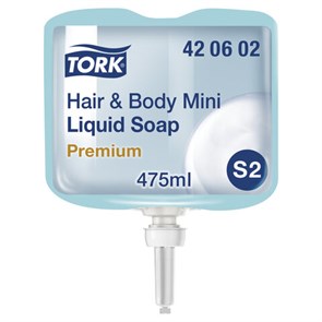 {{photo.Alt || photo.Description || 'Картридж с жидким мылом-гелем одноразовый TORK (Система S2) Premium, 0,475 л, 420602'}}