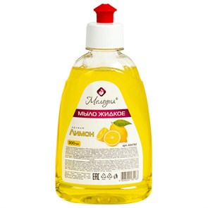 {{photo.Alt || photo.Description || 'Мыло жидкое 300 мл, МЕЛОДИЯ &quot;Лимон&quot;, пуш-пул, 604783'}}