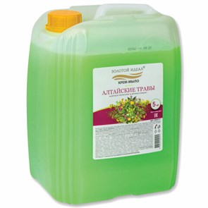 {{photo.Alt || photo.Description || 'Мыло-крем 5 кг ЗОЛОТОЙ ИДЕАЛ, &quot;Алтайские травы&quot;, 606417'}}