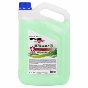 {{photo.Alt || photo.Description || 'Мыло-крем жидкое c АНТИБАКТЕРИАЛЬНЫМ ЭФФЕКТОМ, 5 л, ЗОЛОТОЙ ИДЕАЛ DELUXE &quot;Зеленый чай&quot;, перламутровое, 607499'}}