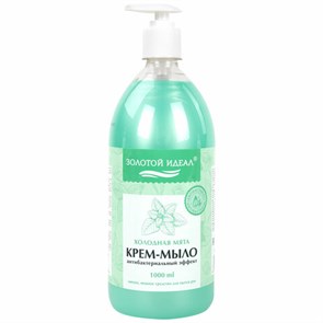 {{photo.Alt || photo.Description || 'Мыло-крем жидкое с АНТИБАКТЕРИАЛЬНЫМ ЭФФЕКТОМ 1 л ЗОЛОТОЙ ИДЕАЛ &quot;Холодная мята&quot;, дозатор, 608285'}}