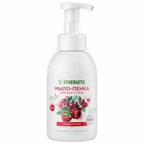 Мыло-пенка гипоаллергенное для рук и тела 500 мл, SYNERGETIC 