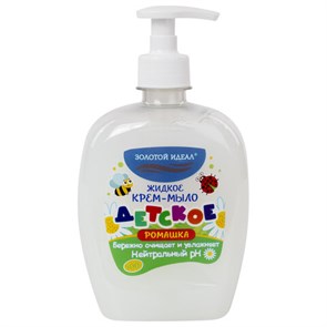 {{photo.Alt || photo.Description || 'Мыло-крем жидкое ДЕТСКОЕ 500 г, ЗОЛОТОЙ ИДЕАЛ, Ромашка, дозатор, 605517'}}