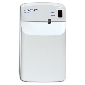 {{photo.Alt || photo.Description || 'Диспенсер для аэрозольного освежителя воздуха DISCOVER, электронный, белый'}}