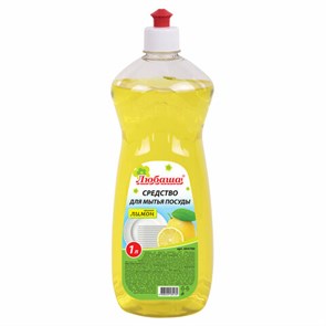 {{photo.Alt || photo.Description || 'Средство для мытья посуды 1 л, ЛЮБАША &quot;Лимон&quot;, пуш-пул, 604780'}}