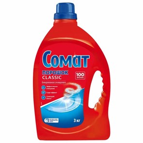 {{photo.Alt || photo.Description || 'Порошок для мытья посуды в посудомоечных машинах 3 кг СОМАТ Classic, 2355013'}}