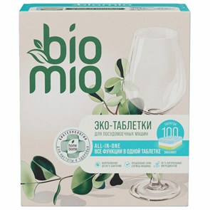 {{photo.Alt || photo.Description || 'Таблетки для посудомоечной машины 100 шт. BIOMIO &quot;Эвкалипт&quot;, 510.73090.0101'}}