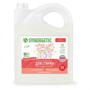 {{photo.Alt || photo.Description || 'Гель для стирки концентрированный биоразлагаемый 5 л, SYNERGETIC &quot;Магическая орхидея&quot;, 109823'}}