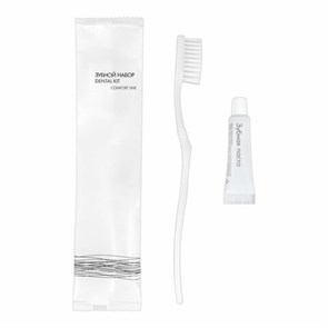 {{photo.Alt || photo.Description || 'Зубной набор КОМПЛЕКТ 300 шт., COMFORT LINE (зубная щётка + зубная паста 5 г), саше, флоупак, 2000406/1'}}