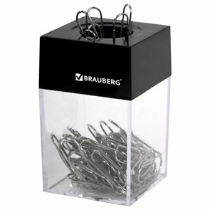 {{photo.Alt || photo.Description || 'Скрепочница магнитная с 50 никелированными скрепками 28 мм, РОССИЯ, BRAUBERG, 271179'}}