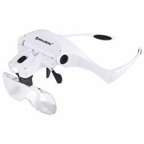 {{photo.Alt || photo.Description || 'Лупа налобная с LED-ПОДСВЕТКОЙ, 5 сменных линз 95х33 мм, увеличение 1,0 - 3,5, BRAUBERG, 455929'}}