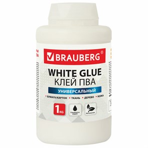 {{photo.Alt || photo.Description || 'Клей ПВА BRAUBERG, 1 кг, универсальный (бумага, картон, дерево), 600983'}}