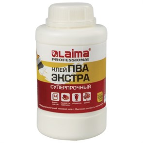 {{photo.Alt || photo.Description || 'Клей ПВА Экстра Суперпрочный 1 кг (керамика, ткань, кожа, дерево, бумага, картон), LAIMA, 606432'}}