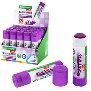 {{photo.Alt || photo.Description || 'Клей-карандаш BRAUBERG KIDS 15 г, обесцвечивающийся после высыхания, 271711'}}