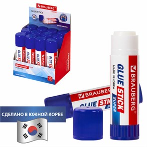 {{photo.Alt || photo.Description || 'Клей-карандаш BRAUBERG SUPER, 36 г, ЮЖНАЯ КОРЕЯ, 229543'}}