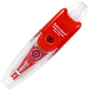 {{photo.Alt || photo.Description || 'Корректирующая лента BRAUBERG &quot;Click&quot;, 5 мм х 6 м, корпус прозрачный, автоматическая, блистер'}}