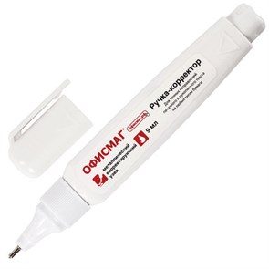 {{photo.Alt || photo.Description || 'Ручка-корректор ОФИСМАГ, 9 мл, металлический наконечник, 225215'}}