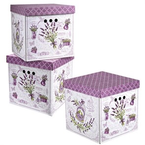 {{photo.Alt || photo.Description || 'Короб для хранения из плотного микрогофрокартона 315х315х315 мм, КОМПЛЕКТ 3 шт., BRAUBERG HOME &quot;Лаванда&quot;, 271817'}}