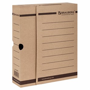 {{photo.Alt || photo.Description || 'Короб архивный с клапаном А4 (260х325 мм), 75 мм, до 700 листов, плотный, микрогофрокартон, BRAUBERG, 126509'}}