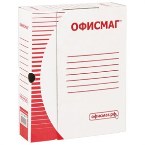 {{photo.Alt || photo.Description || 'Короб архивный с клапаном А4 (260х325 мм), 75 мм, до 700 листов, плотный, микрогофрокартон, БЕЛЫЙ, ОФИСМАГ, 123017'}}