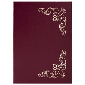 {{photo.Alt || photo.Description || 'Папка адресная бумвинил с виньеткой, формат А4, бордовая, индивидуальная упаковка, STAFF &quot;Basic&quot;, 129575'}}