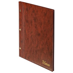 {{photo.Alt || photo.Description || 'Папка &quot;Меню&quot; на трех винтах, с 10 файлами, 220х320 мм, коричневая, &quot;ДПС&quot;, 2273.М-104'}}