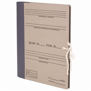 {{photo.Alt || photo.Description || 'Папка архивная для переплета &quot;Форма 21&quot; 80 мм, с гребешками, 4 отверстия, завязки, STAFF, 112172'}}