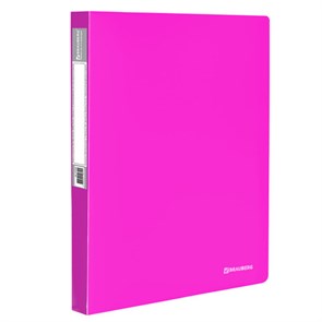 {{photo.Alt || photo.Description || 'Папка на 2 кольцах BRAUBERG &quot;Neon&quot;, 25 мм, внутренний карман, неоновая розовая, до 170 листов, 0,7 мм, 227458'}}