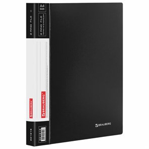 {{photo.Alt || photo.Description || 'Папка на 2 кольцах BRAUBERG &quot;Стандарт&quot;, 25 мм, черная, до 170 листов, 0,8 мм, 221616'}}