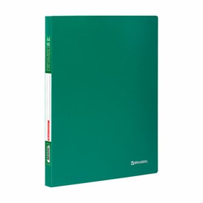 {{photo.Alt || photo.Description || 'Папка 40 вкладышей BRAUBERG &quot;Office&quot;, зеленая, 0,6 мм, 222633'}}