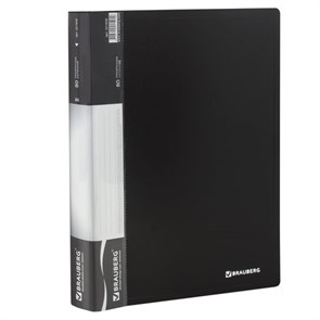 {{photo.Alt || photo.Description || 'Папка 80 вкладышей BRAUBERG стандарт, черная, 0,9 мм, 221608'}}