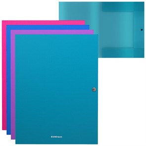 {{photo.Alt || photo.Description || 'Папка на кнопке пластиковая ERICH KRAUSE Diagonal Vivid, с 3 клапанами, 500 мкм, A4, ассорти, 50408'}}