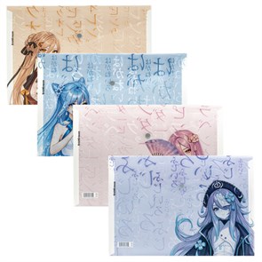 {{photo.Alt || photo.Description || 'Папка-конверт с кнопкой ERICH KRAUSE &quot;Manga Girls&quot;, А4, до 120 л., ассорти, 0,18 мм, 61156'}}