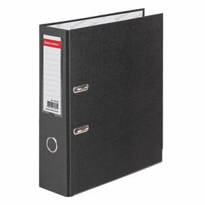 {{photo.Alt || photo.Description || 'Папка-регистратор BRAUBERG с покрытием из ПВХ, 80 мм, с уголком, черная (удвоенный срок службы), 227189'}}