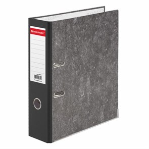 {{photo.Alt || photo.Description || 'Папка-регистратор BRAUBERG, фактура стандарт, с мраморным покрытием, 75 мм, черный корешок, 220987'}}