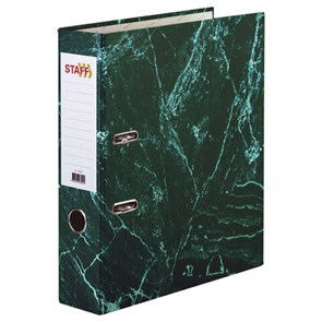 {{photo.Alt || photo.Description || 'Папка-регистратор STAFF &quot;Basic&quot; БЮДЖЕТ с мраморным покрытием, 70 мм, без уголка, зеленая, 229620'}}