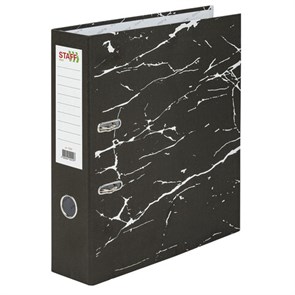 {{photo.Alt || photo.Description || 'Папка-регистратор STAFF &quot;Profit&quot; с мраморным покрытием, 75 мм, черная, СЪЕМНЫЙ МЕХАНИЗМ, 272007'}}