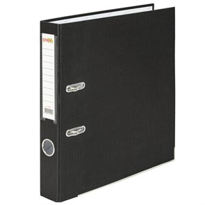 {{photo.Alt || photo.Description || 'Папка-регистратор STAFF &quot;Profit&quot; с покрытием из ПВХ, 50 мм, с уголком, черная, СЪЕМНЫЙ МЕХАНИЗМ, 272011'}}