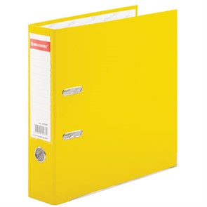 {{photo.Alt || photo.Description || 'Папка-регистратор, покрытие пластик, 75 мм, ПРОЧНАЯ, с уголком, BRAUBERG, желтая, 226599'}}