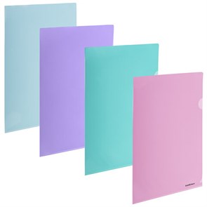 {{photo.Alt || photo.Description || 'Папка-уголок ERICH KRAUSE &quot;Diagonal Pastel&quot;, ассорти, 0,18 мм, 50170'}}