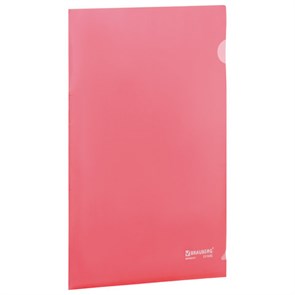 {{photo.Alt || photo.Description || 'Папка-уголок жесткая BRAUBERG, красная, 0,15 мм, 221640'}}