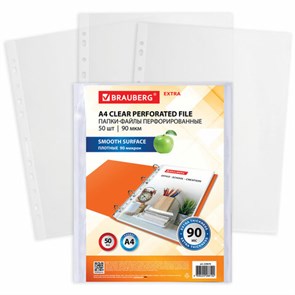 {{photo.Alt || photo.Description || 'Папки-файлы перфорированные А4 BRAUBERG &quot;EXTRA 900&quot;, КОМПЛЕКТ 50 шт., гладкие, ПЛОТНЫЕ, 90 мкм, 229670'}}