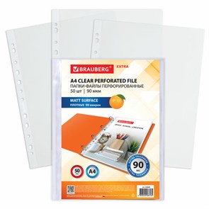 {{photo.Alt || photo.Description || 'Папки-файлы перфорированные А4 BRAUBERG &quot;EXTRA 900&quot;, КОМПЛЕКТ 50 шт., матовые, ПЛОТНЫЕ, 90 мкм, 229669'}}