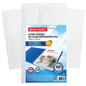 {{photo.Alt || photo.Description || 'Папки-файлы перфорированные А4 BRAUBERG &quot;МАТОВЫЕ EXTRA 600&quot;, КОМПЛЕКТ 100 шт., ПЛОТНЫЕ, 60 мкм, 229664'}}