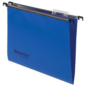 {{photo.Alt || photo.Description || 'Подвесные папки А4 (350х245 мм), до 80 листов, КОМПЛЕКТ 5 шт., пластик, синие, BRAUBERG (Италия), 231797'}}