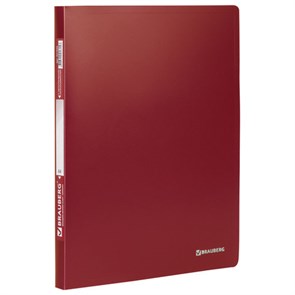 {{photo.Alt || photo.Description || 'Папка с металлическим скоросшивателем BRAUBERG стандарт, красная, до 100 листов, 0,6 мм, 221632'}}